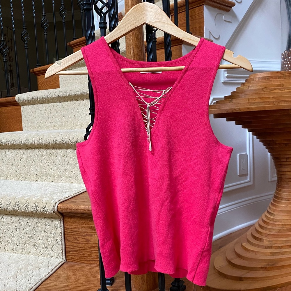 Knit tank top